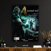 Resident Evil 4 Leon S. Kennedy & Creature Poster